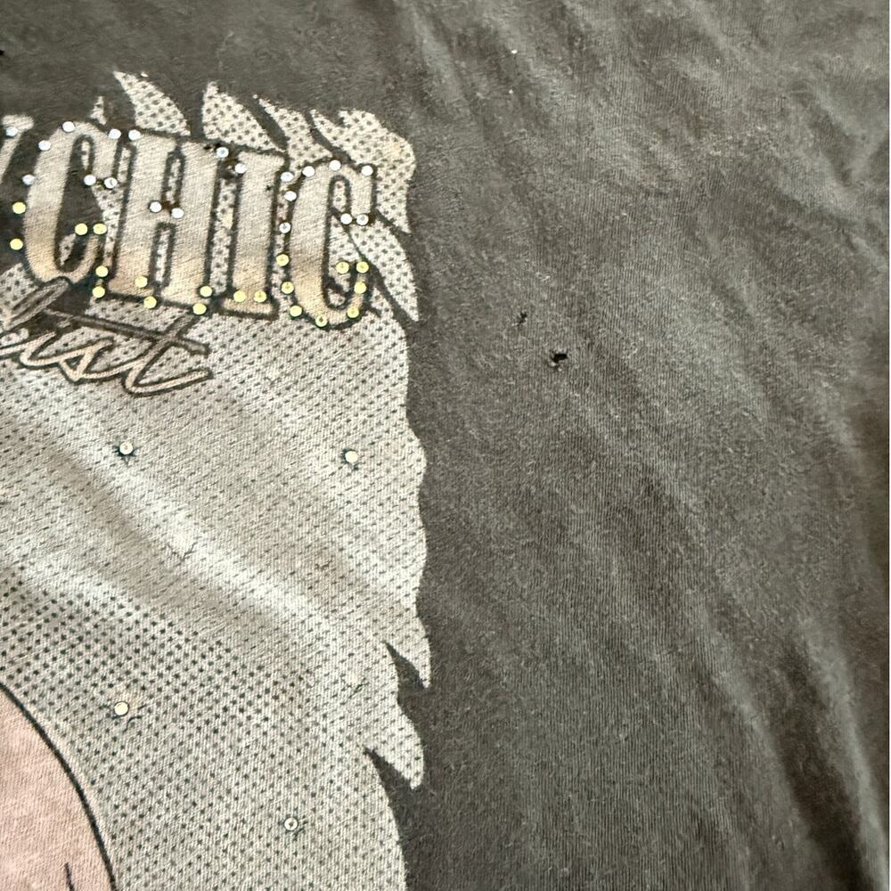 Boys Lie 'Angel Psychic' Rhinestone Oversized Graphic Tee - Picture 4 of 10